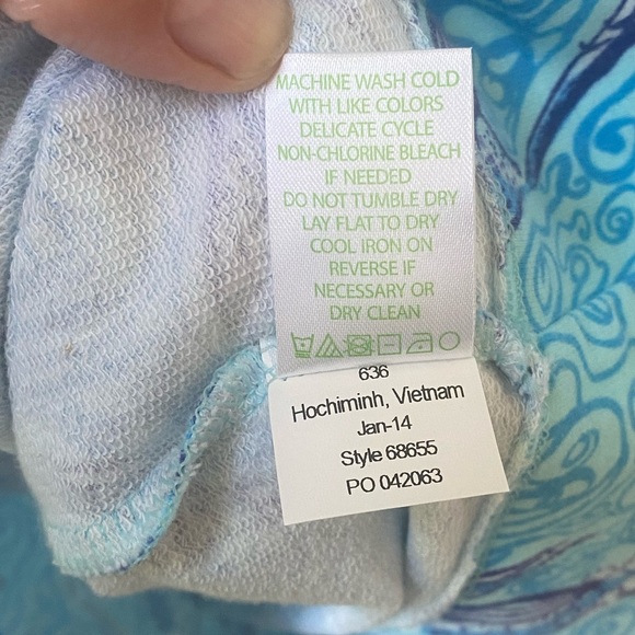 Lilly Pulitzer Hayley Resort Mini French Terry Dress - XS - Picture 7 of 8